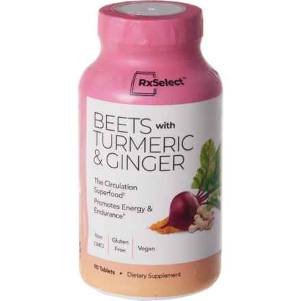 RX Select Beets with Turmeric and Ginger Tablets - 90-Count in Multi