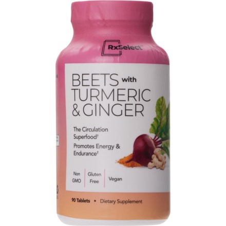 RX Select Beets with Turmeric and Ginger Tablets - 90-Count in Multi