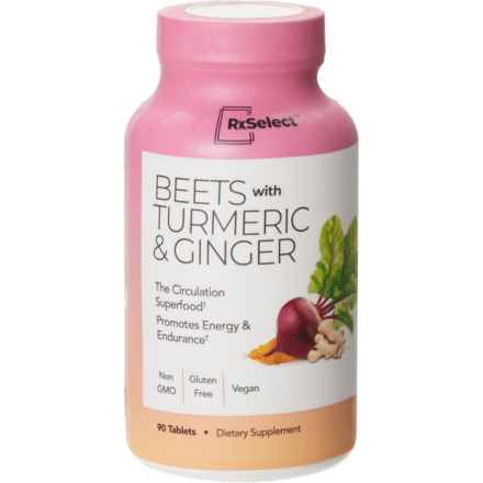 RX Select Beets with Turmeric and Ginger Tablets - 90-Count in Multi