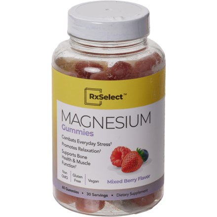 RX Select Magnesium Gummies - 100 mg, 60-Count in Multi