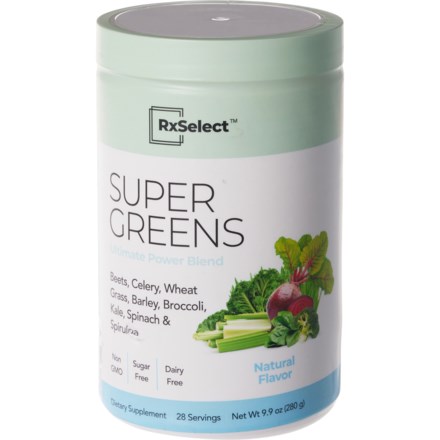 RX Select Super Greens Ultimate Power Blend Drink Mix - 28 Servings in Multi
