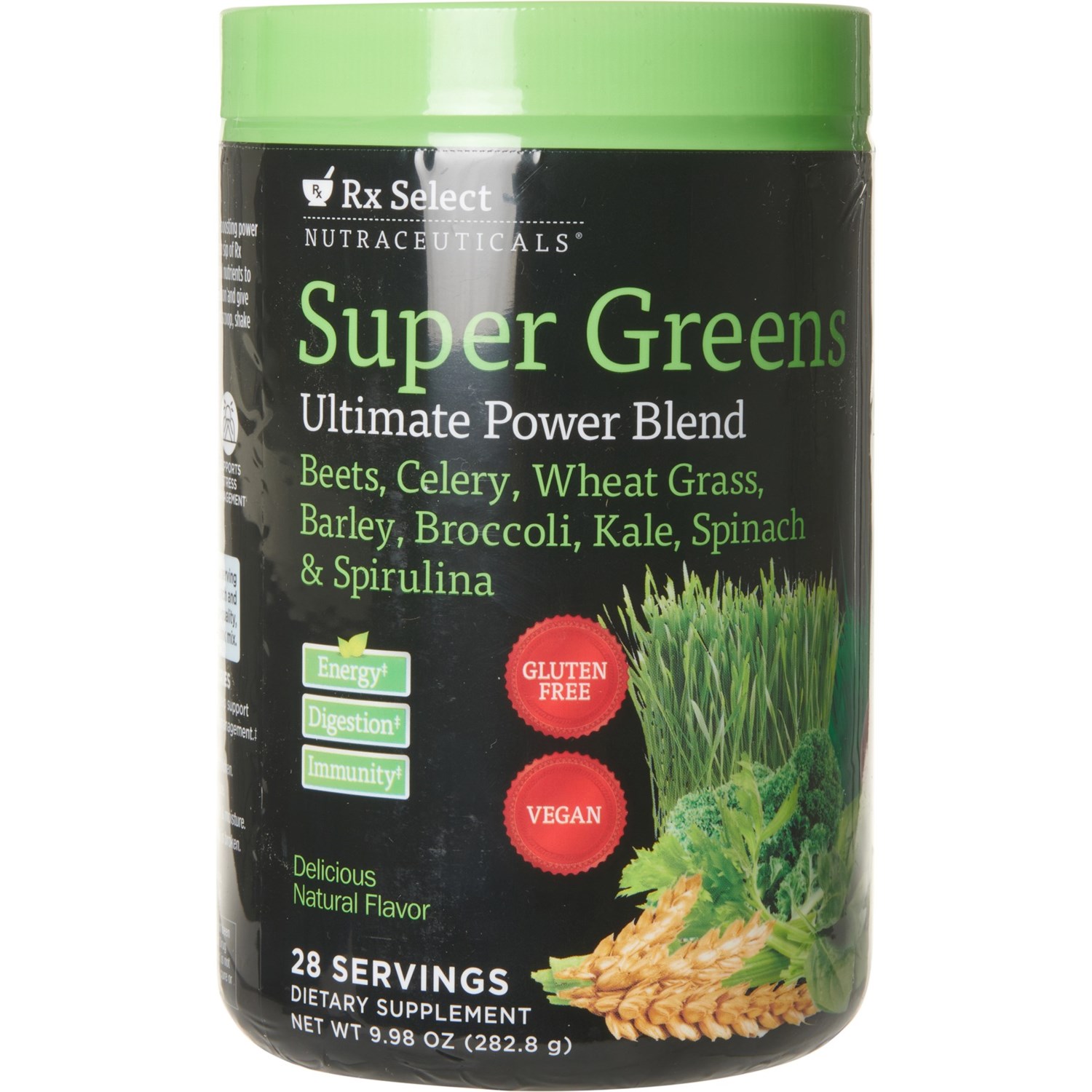 RX Select Super Greens Ultimate Power Blend Drink Mix 9.98 oz. Save 27