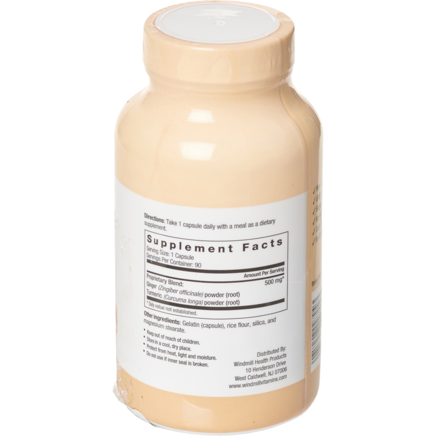 RX Select Turmeric with Ginger Supplements - 90 Count - Save 22%
