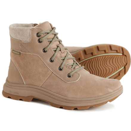 ryka Brunswick Short Boots - Leather, Wide Width (For Women) in Twig Taupe
