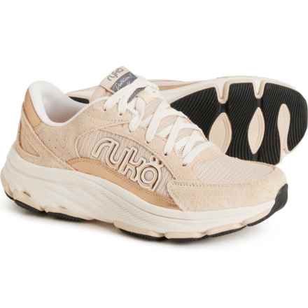 ryka Devotion X Max Classic Walking Shoes - Leather (For Women) in Tapioca Beige