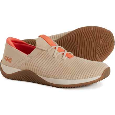 ryka Echo Knit Fit Walking Shoes - Wide Width (For Women) in Beige