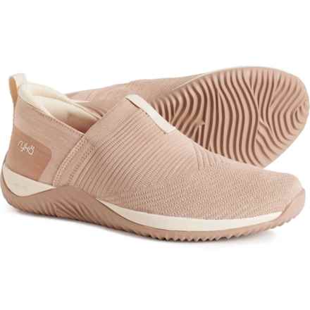 ryka Echo Knit Sneakers  - Slip-On, Wide Width (For Women) in Warm Taupe
