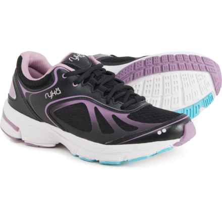 ryka Inifinite Plus Walking Shoes (For Women) in Black/Purple