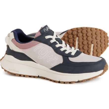 ryka Jog On Sneakers - Wide Width (For Women) in Lilac Navy