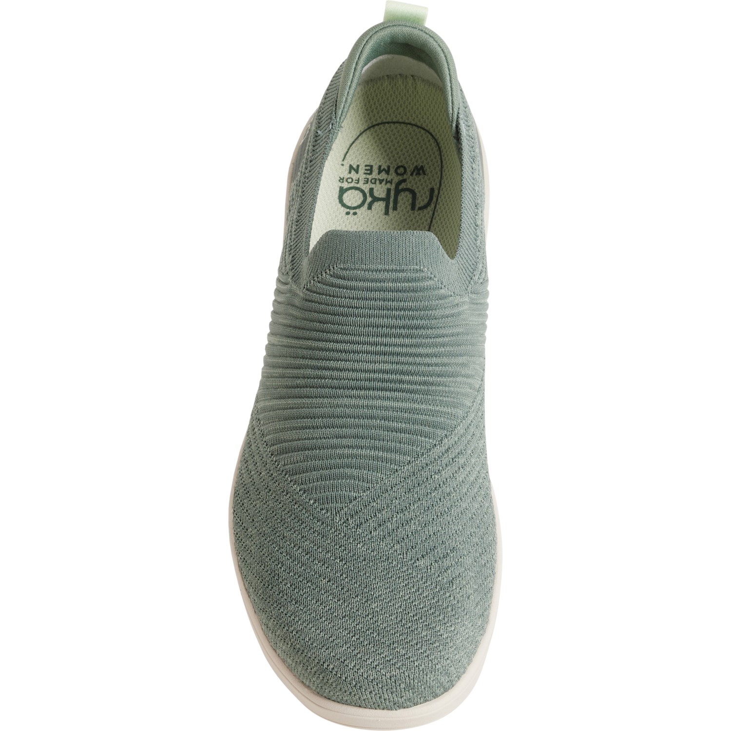 Ryka Women's Paola Slip-On Sneaker In Black Snake (8