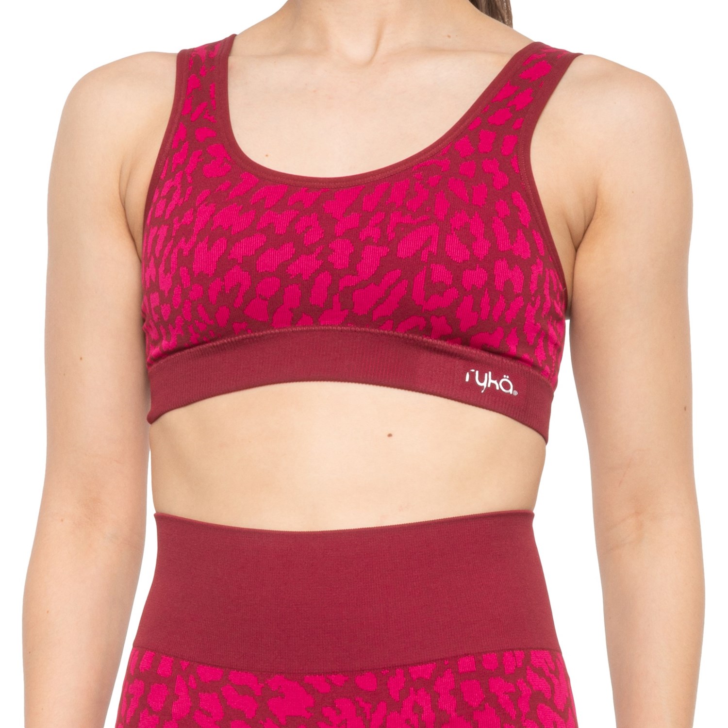ryka Seamless Double Scoop Sports Bra (For Women) Save 33