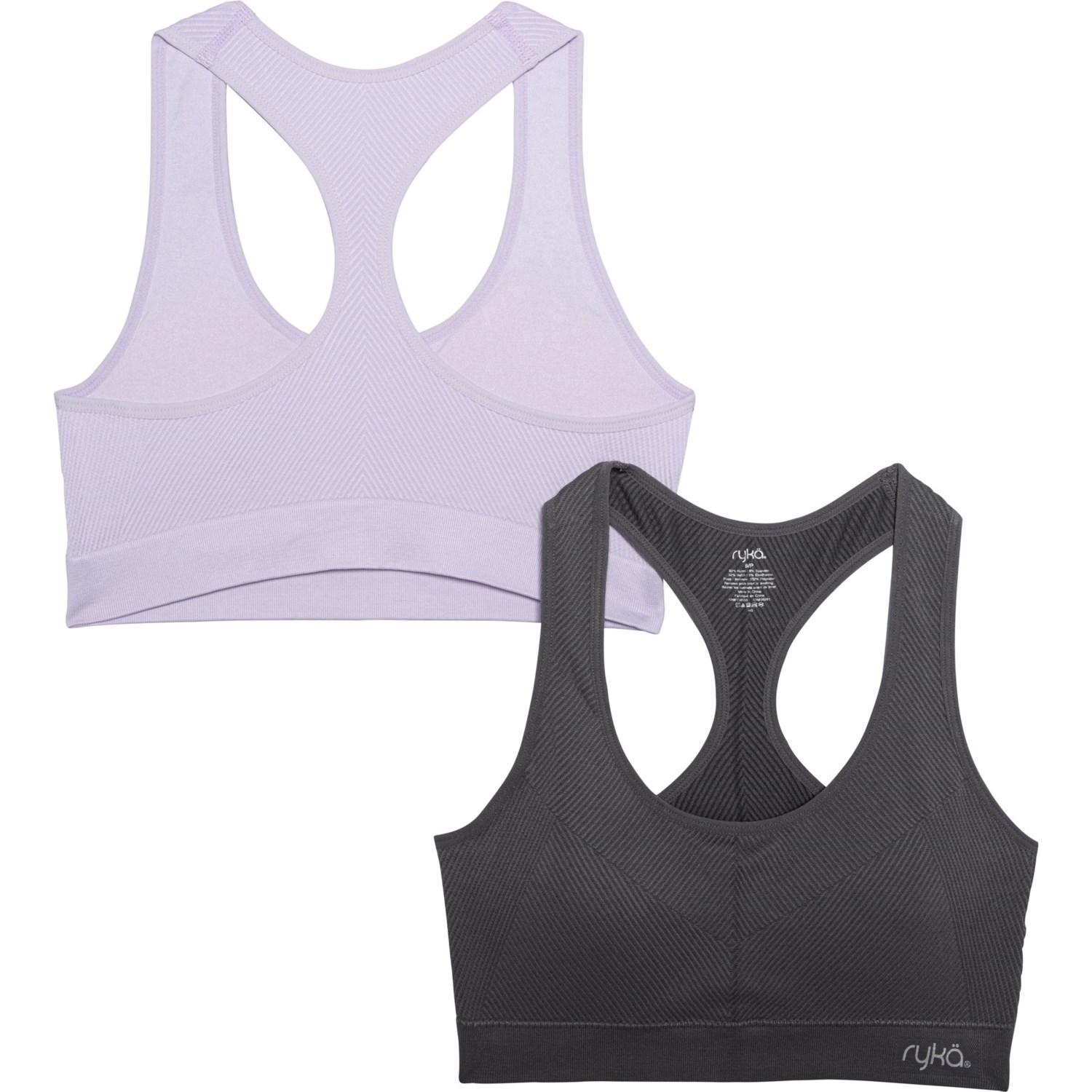 ryka Textured RoundNeck Sports Bras (For Women) Save 60