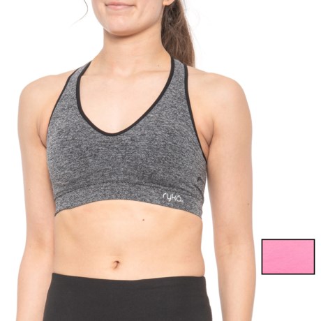 v back sports bra