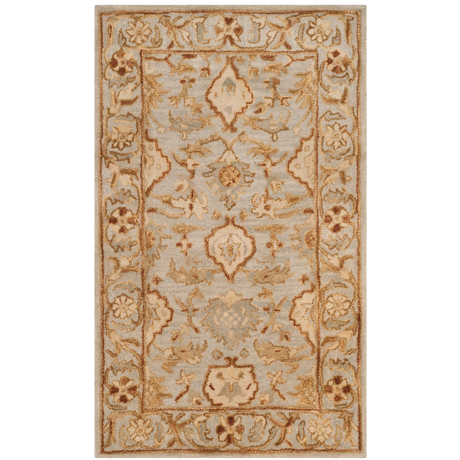 Safavieh Antiquity Collection Light Grey Scatter Accent Area Rug 3x5