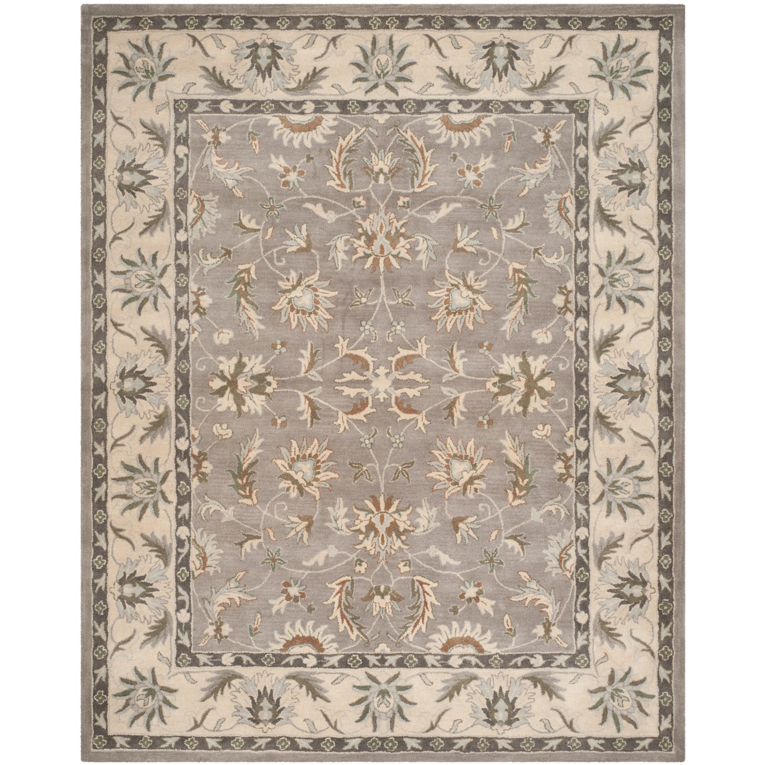 Safavieh Heritage Collection Grey and Beige Area Rug ...