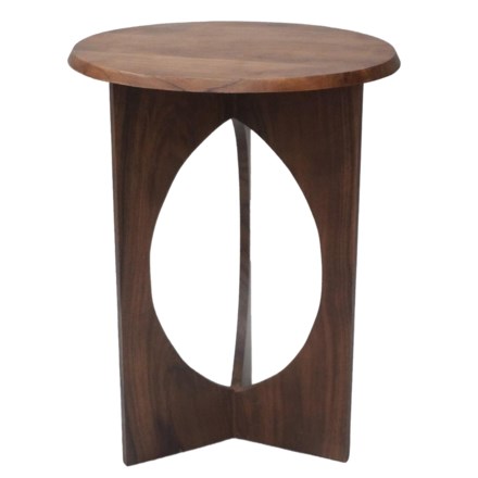 Sagebrook Modern Wooden Side Table - 18x24” in Brown
