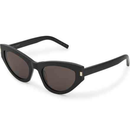 SAINT LAURENT Made in Italy SL-215 Best Sunglasses in Black/Grey