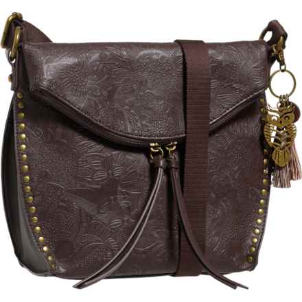 Sakroots Arcadia Flap Crossbody Bag in Mahogany