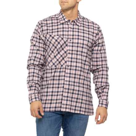 Salewa Fanes Flannel Shirt - Long Sleeve in Zephyr/Navy Blazer