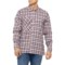 Salewa Fanes Flannel Shirt - Long Sleeve in Zephyr/Navy Blazer