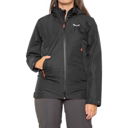 Salewa Fanes PTX 2 L Convertible Jacket - Waterproof, Insulated, 3-in-1 in Black Out