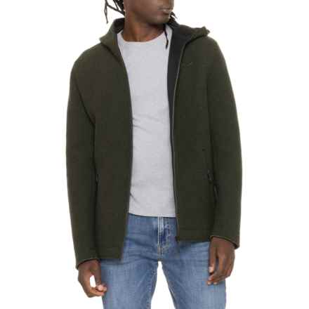 Salewa Made in Italy Sarner Full-Zip Hoodie - Wool in Dark Olive