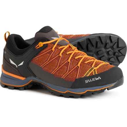 Salewa Mountain Trainer Lite Hiking Shoes (For Men) in Ombre Blue/Carrot