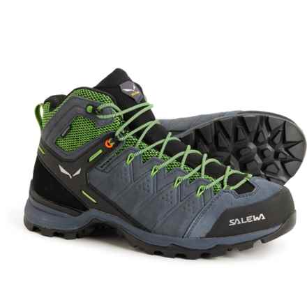Salewa MS Alp Mate Mid Hiking Boots - Waterproof (For Men) in Ombre Blue/Pale Frog