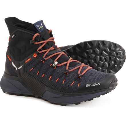 Salewa MS Dropline Mid Hiking Boots (For Men) in Black/Ombre Blue