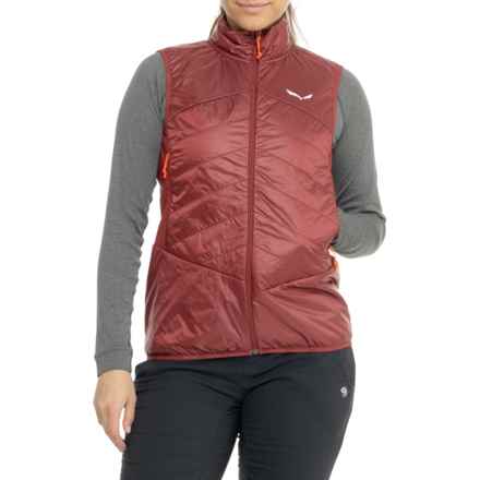 Salewa Ortles Hybrid TirolWool Vest - Insulated in Syrah