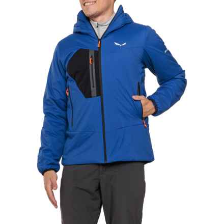 Salewa Ortles Stretch Hooded Jacket - Insulated in Electric/0910