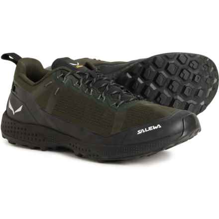 Salewa Pedroc Air Hiking Shoes (For Men) in Dark Olive/Black