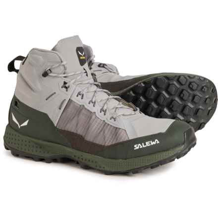 Salewa Pedroc Pro Mid PowerTex Hiking Boots - Waterproof (For Men) in Alloy/Dark Olive