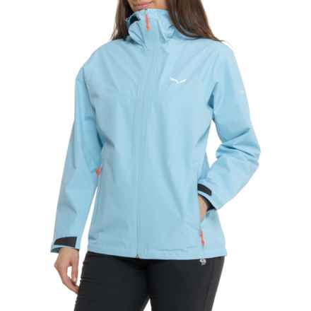 Salewa Puez 2.5L Powertex Jacket - Waterproof in Air Blue