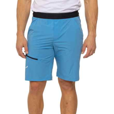 Salewa Puez 4 DuraStretch Shorts in Cendre Blue