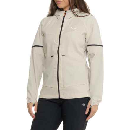 Salewa Puez Hemp DuraStretch 2-in-1 Hybrid Jacket in Oatmeal