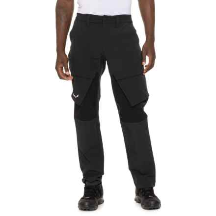 Salewa Puez Warm DuraStretch Cargo Pants in Black Out
