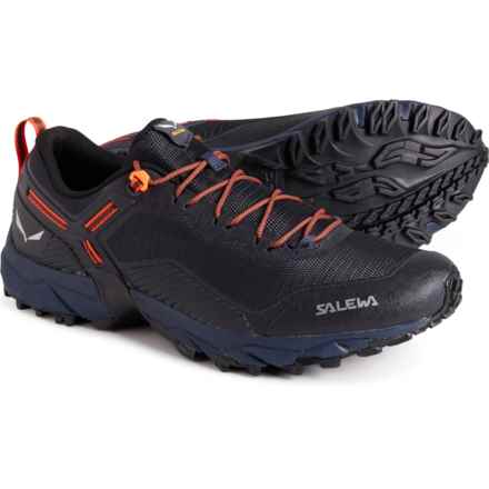 Salewa Ultra Train 3 Hiking Shoes (For Men) in Ombre Blue/Red Orange