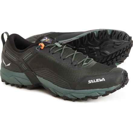 Salewa Ultra Train 3 Hiking Shoes (For Men) in Raw Green/Black Out