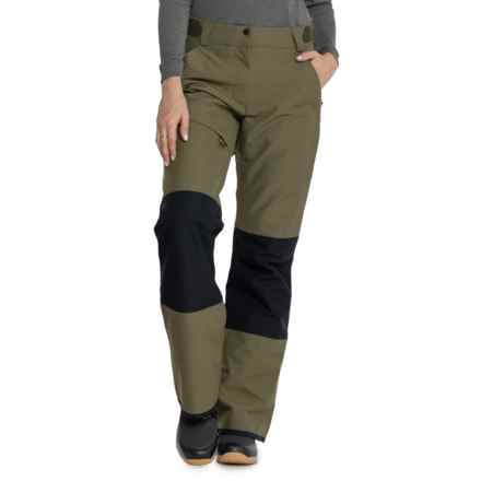 Salomon Bashley Puff Ski Pants - Waterproof, Insulated in Olive