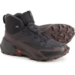Salomon Cross Hike Gore-Tex® Mid Hiking Boots - Waterproof, Wide (For Women) in Black/Chocolate Plum/Black