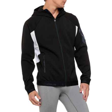 Salomon Equipe Hoodie in Deep Black/White