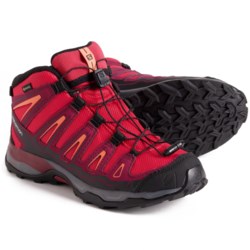 Salomon Girls X-Ultra Mid Gore-Tex® Hiking Boots - Waterproof in Virtual Pink/Beet