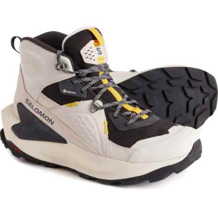 Salomon Gore-Tex® Lightweight Hiking Boots - Waterproof, Leather (For Men) in Vanilla/Phantom/Lemon