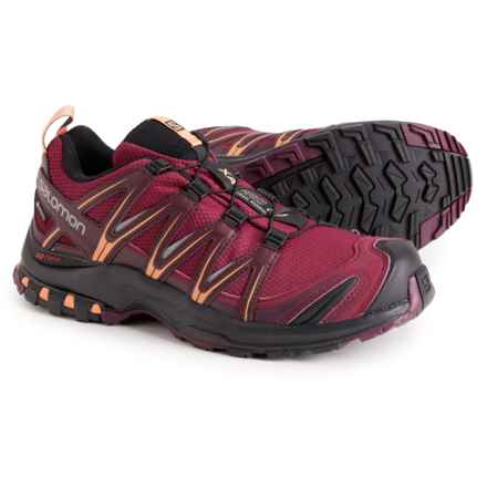 Salomon Gore-Tex® Lightweight Hiking Shoes - Waterproof (For Women) in Rhododendron/Wine