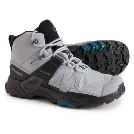 Salomon Gore-Tex® Midweight Hiking Boots - Waterproof (For Women) in Quarry/Black/Legion Blue