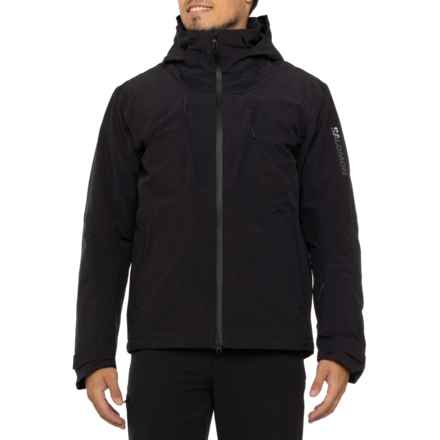 Salomon Highland PrimaLoft® Ski Jacket - Waterproof, Insulated in Deep Black