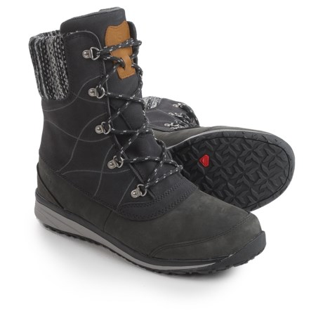Salomon Hime Mid Leather Climashield® Snow Boots (For Women) - Save 60%