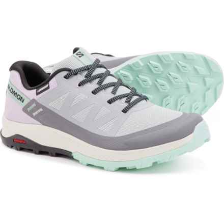 Salomon Outrise CSWP Hiking Shoes - Waterproof (For Women) in Quar/Orchid Bloom/Y