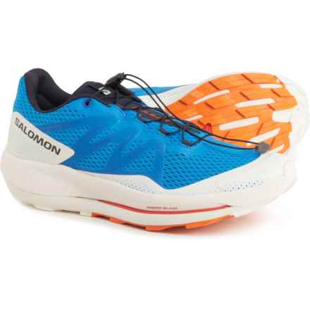 Salomon Pulsar Trail Running Shoes (For Men) in Indigo Bunting/Vanilla Ice/Vibrant Orange